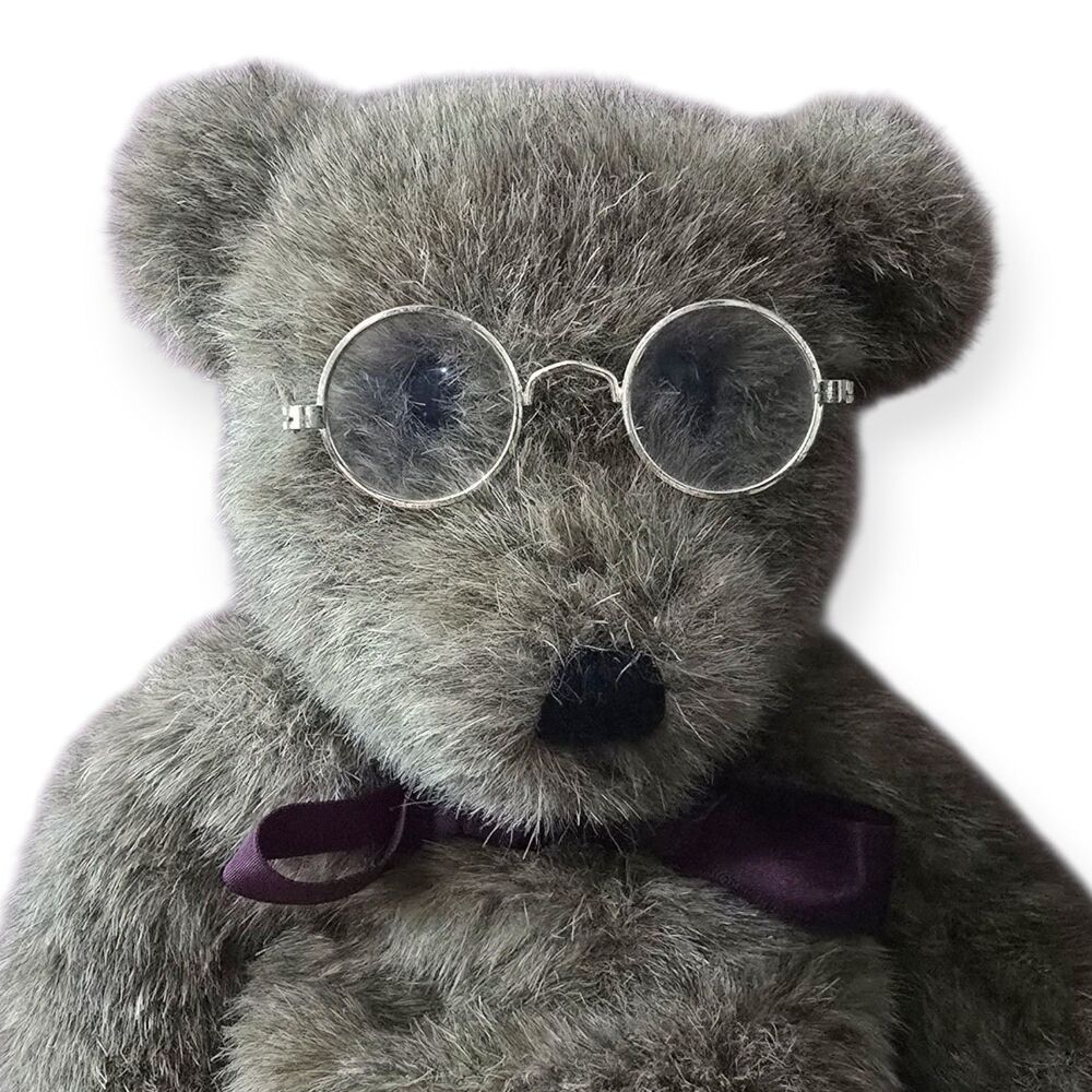 VINTAGE Boyd's Bear J.B.Bean Series 1985-95 Jointed Plush Brown Bear Bartholemew - Picture 2 of 6